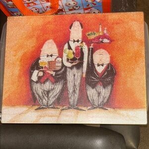 Whimsical Waiters Resin Breadboard